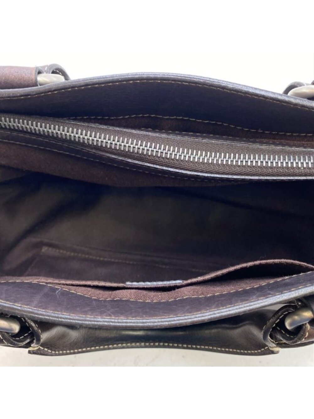 Celine Hand Tote Boogie Leather Brown Formal - Picture 8 of 16